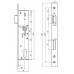 ML 30 92H3 hinged door lock